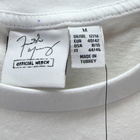 Freddy Mercury Bravado Designs T Shirt M 8/10 Cotton Short Sleeve Crew Neck - Picture 8 of 12